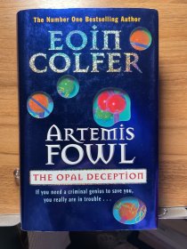 英文精装 Artemis Fowl and the Opal Deception 阿特米斯奇幻历险4：猫眼的诡计 科幻冒险故事小说 Eoin Colfer