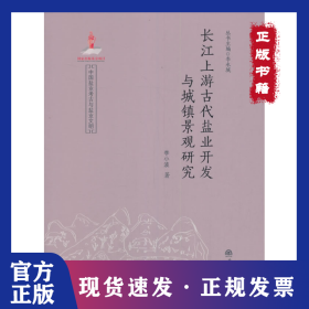 長江上游古代鹽業(yè)開發(fā)與城鎮(zhèn)景觀研究 9787564371944