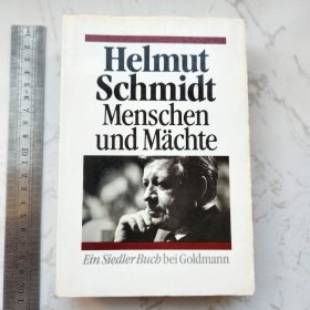 Helmut Schmidt Menschen und Mächte 德文德语德国