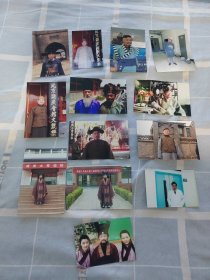 演员剧组定装照 13张合售