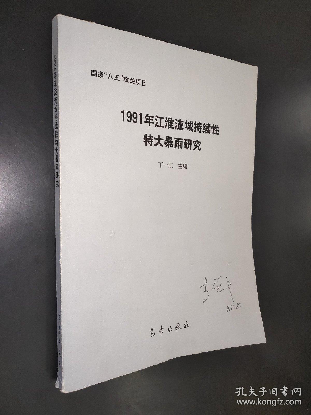 1991年江淮流域持续性特大暴雨研究