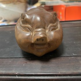木雕小福猪（有淡淡的香味，具体啥材质买家自鉴）