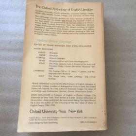 The Oxford Anthology of English Literature :Modern British Literature