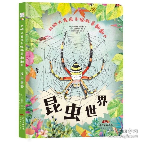 动物大发现手绘科普翻翻书：昆虫世界（欧洲生物学家联手知名插画家手绘科普，唯美淡水彩展示缤纷昆虫界！）