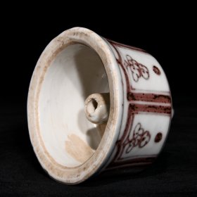 釉里红四爱图梅瓶,高47cm直径25cm