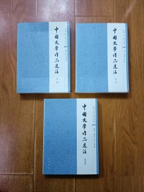 中国文学作品选注 全四册 第2~4卷合售