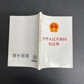 中华人民共和国民法典（单行本）（含草案说明 一版一印）