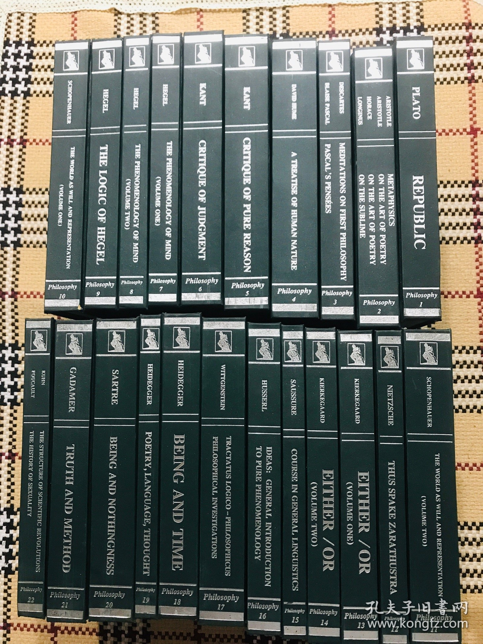 西学基本经典：哲学类 全22册（精装英文原版影印本） 品相自鉴