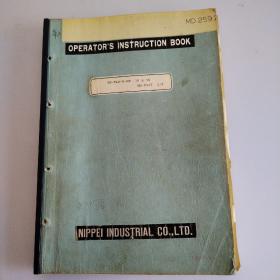 OPERATOR"S INSTRUCTION BOOK-----4RPLG-A-MF10X36