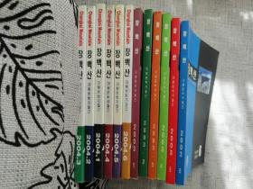 朝鲜文大型文学双月刊：长白山（2003-2004年两年份全，合计12册）全新品好