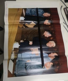 六伟人宣传画，80年代，全新库存。包老原版。尺寸78乘53