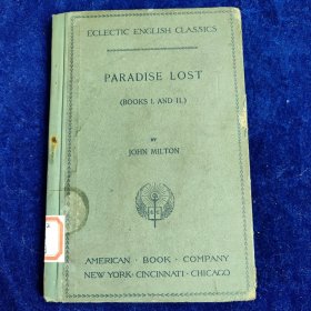 PARADISE LOST (BOOKS I. AND II.)（馆藏）精装 32开 1895年版