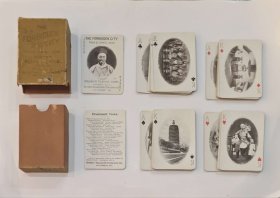清代扑克1901年北京风景及义和团全套54张