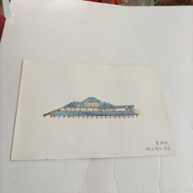 李梓良手繪歷史課本教學(xué)掛圖：咸陽一號宮