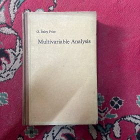 MULTIVARIABLE ANALYSIS 多元分析  精装