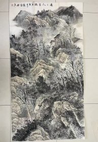 自娱斋保真销售：张复兴 180*96 张复兴，1946年生，祖籍山西。中国画学会荣誉副会长，中国国家画院研究员，中央文史馆书画院研究员，中国艺术研究院中国画院研究员，故宫博物院中国画法研究所研究员，荣宝斋画院特聘画家，中国美术家协会会员，广西美术家协会顾问，国家一级美术师