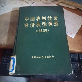 中国农村社会经济典型调查（1985年）