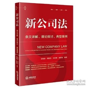 新公司法：条文详解·理论探讨·典型案例