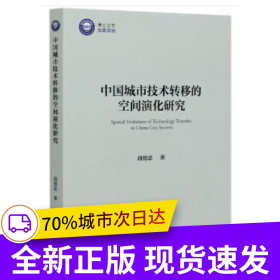 中国城市技术转移的空间演化研究