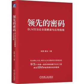 领先的密码：BLM方法论全面解读与应用指南    柏翔 佛洁