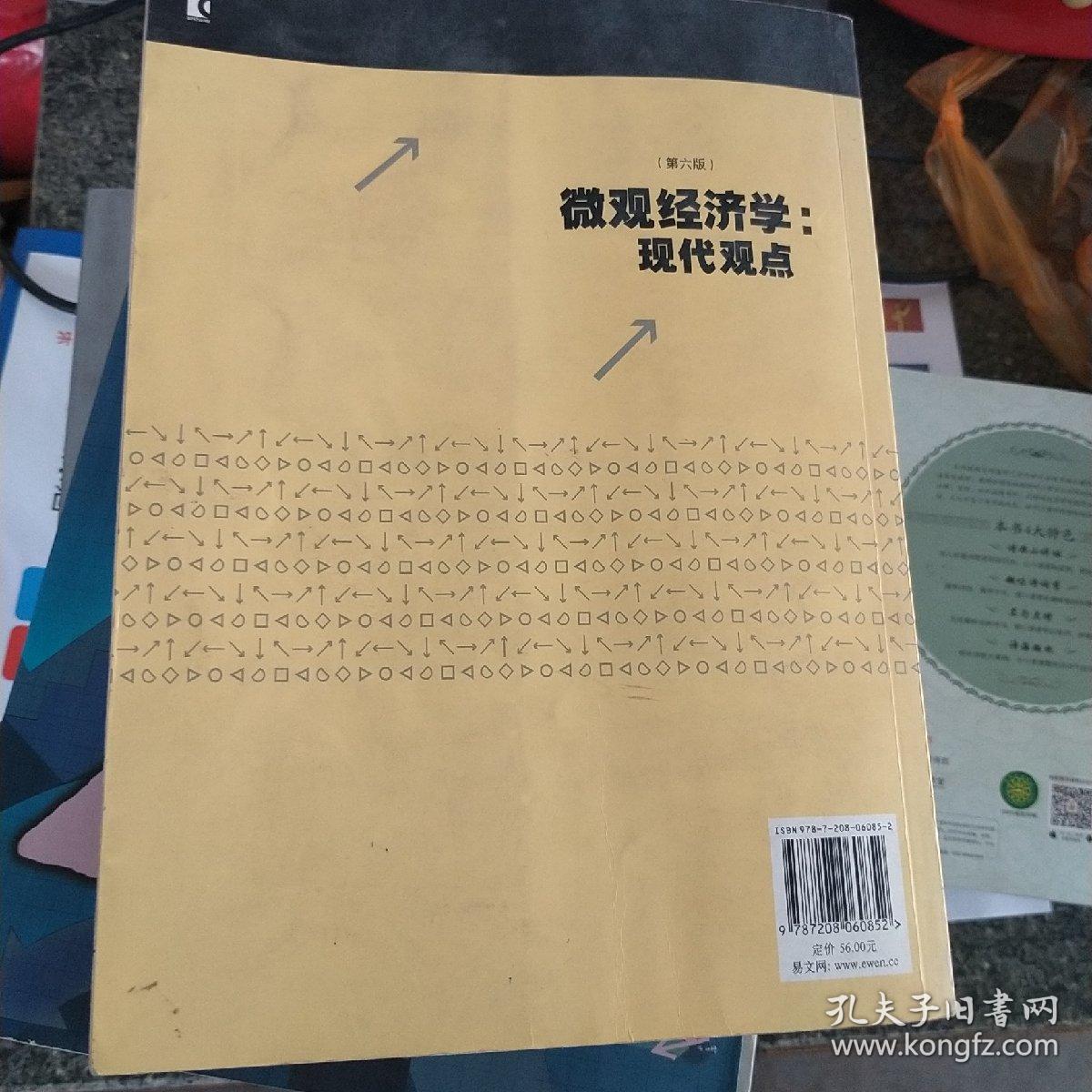 微观经济学：现代观点