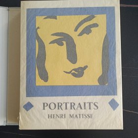 特稀少 MATISSE 马蒂斯肖像画作品集 1954年出版 限量2850 内含一张原作石版画