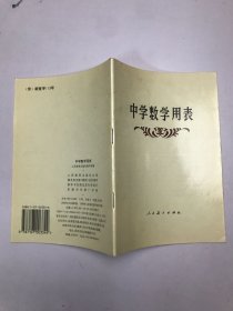 中学数学用表