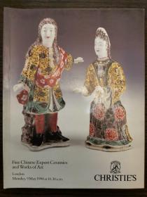 佳士得伦敦1994年 中国外销瓷及艺术品专场拍卖图录

Christie's London Fine Chinese Export Ceramics and Works of Art