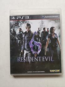 PS3  RESIDENTEVIL 6  游戏光碟 一片