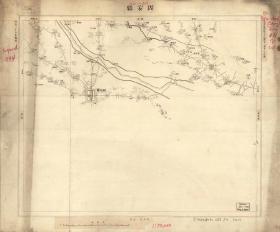 古地图1894 北京近傍图壹览  固安县。纸本大小55*66厘米。宣纸艺术微喷复制。