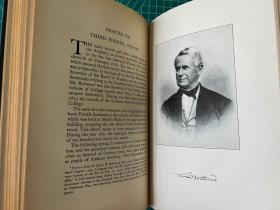 AMHERST ACADEMY——A NEW ENGLAND SCHOOL OF THE PAST 1814-1861 阿默斯特学院——新英格兰贵族学校在1814～1861年建立初期 1929年出版 历经近百年品相依旧完美 书中含建筑风景书信人物像插图