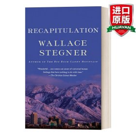 英文原版 Recapitulation: A Novel 重演 经典文学 普利策奖得主Wallace Stegner 英文版 进口英语原版书籍