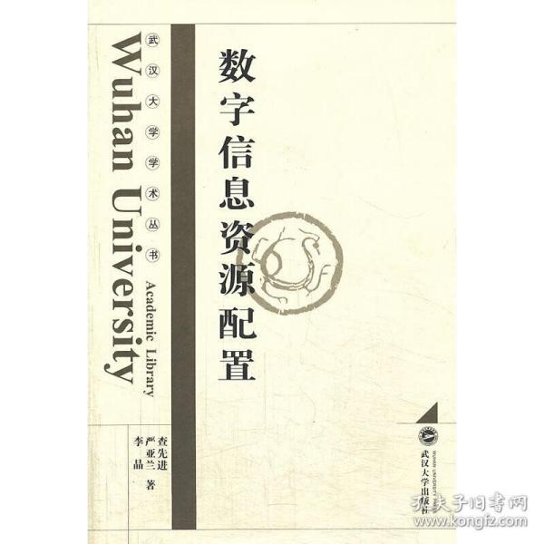 武汉大学学术丛书：数字信息资源配置