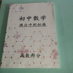 初中数学满分冲刺秘籍--函数部分