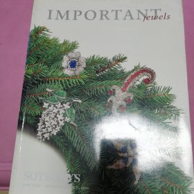 纽约苏富比1999年12月6日 重要珠宝首饰专场拍卖图录 有成交价笔记