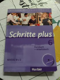 Schritte Plus 6【附光盘，书内有笔记划线！】