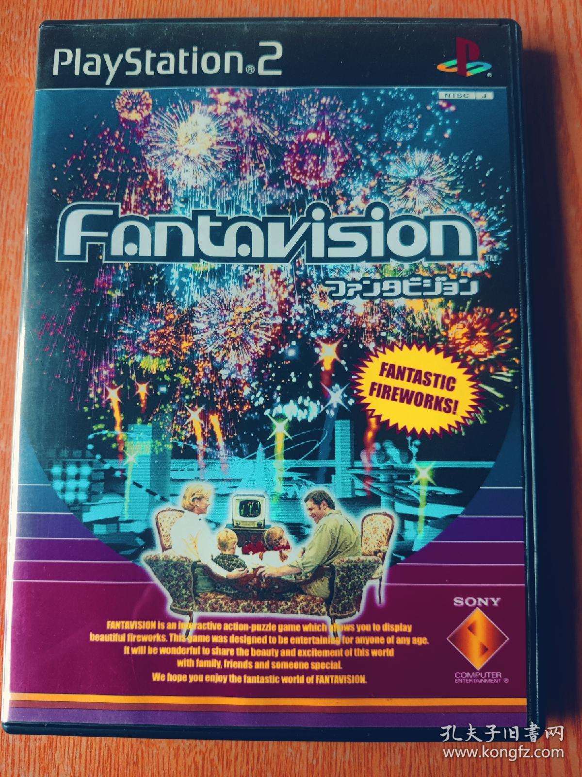 ps2游戏 日版 fantavision 两人的电脑花火