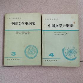 中国文学史纲要（第3、4册合售）