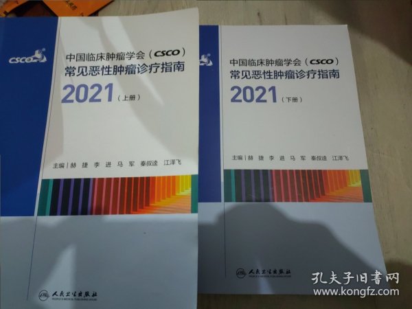 中国临床肿瘤学会（CSCO）常见恶性肿瘤诊疗指南2021（下册）