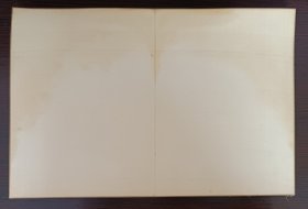 清末民国 绢本 空白册页 有水渍痕绢本，纸质托裱，，尺寸36.2x24（1）