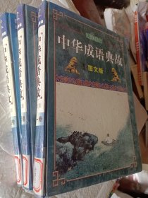 精选精编，中华成语典故，全四卷，缺第二卷，精装版，大16开本