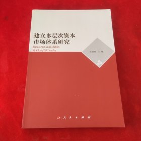 建立多层次资本市场体系研究