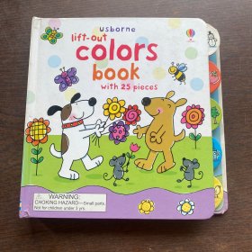 Usborne lift-out colors book with 25pieces【精装】