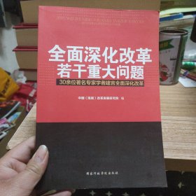 全面深化改革若干重大问题