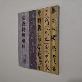 金石文字丛刊 秦汉简牍选粹 大16开 平装本 陈松长 徐雄志 等编 郑州美术馆 等联合编印 2016年1版1印 私藏 全新品相