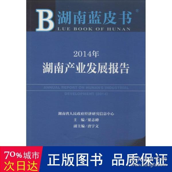 湖南蓝皮书：2014年湖南产业发展报告