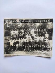 盐城县秦南小学1980届高二（3）班毕业生合影照片