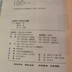 在萧条中飞跃的大智慧  大萧条 大智慧 [日]稻盛和夫 ；曹岫云  ISBN9787300107011