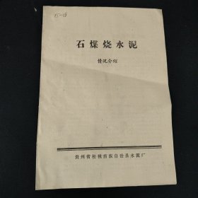 石煤烧水泥情况介绍