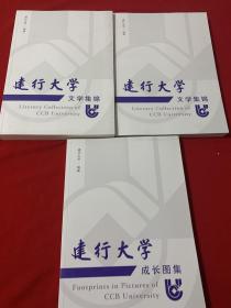 建行大学文学集锦(上下全)+成长图集(全新未阅三册和售